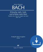 Examine me, God, an inquire my heart BWV 136 Download