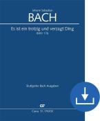 The heart is wicked, defiant and deceitful BWV 176 Download