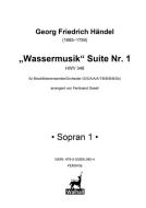 Water Music Suite No. 1 HWV 348 