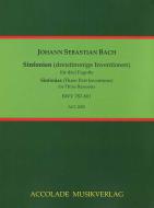 Symphonies - Three Part Inventions BWV 787-801 