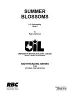 Summer Blossoms 