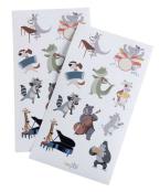 Sticker bauxili animals 2 