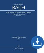 O my spirit, be prepared BWV 115 Download