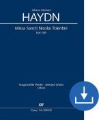 Missa Sancti Nicolai Tolentini MH 109 Download