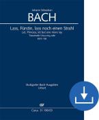 Let, Princess, let but one more ray BWV 198 Download