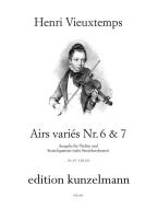 Airs variés no. 6 & 7 