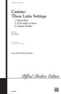 Cantate: Three Latin Settings Download
