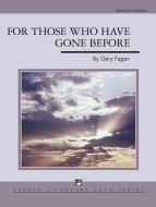 For Those Who Have Gone Before 