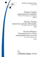 Pauline Viardot singt deutsche Gedichte 2 (9 Lieder auf Texte von Eduard Mörike) 