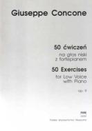 Exercises For Low Voice With Piano, 50 Op. 9 