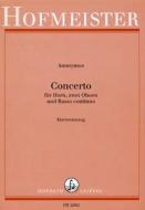 Concerto für Horn, 2 Oboen und Bc 