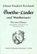 Goethe-Lieder auf Waldhornart 
