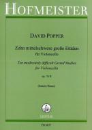 10 moderately difficult Grand Studies for Violoncello 