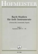 Bach-Studien für tiefe Instrumente Heft 1 