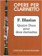 4 Duos for 2 Clarinets 