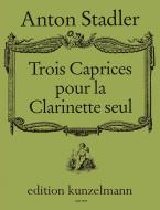 3 Caprices for solo clarinet 