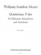 Quintensatz F-dur KV 580b Anhang 90 