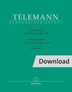 Twelve Fantasias for Violin without Bass Download