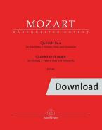 Quintett in A für Klarinette, 2 Violinen, Viola und Violoncello KV 581 Download