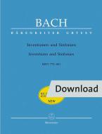 Inventions and symphonies BWV 772-801 Download