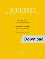 Sonata for violin and piano D 574 op. post.162 Download