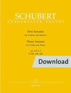 3 Sonatas (Sonatinas) op. post. 137 Download