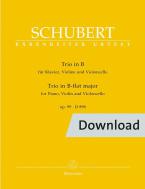 Trio in B für op. 99 D 898 Download