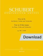 Trio in Es op. 100 D 929 Download