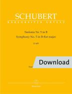 Symphony No. 5 in B flat major D 485 Download