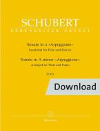 Sonata in A minor 'Arpeggione' D 821 Download