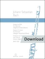 Sonata in G minor BWV 1020 Download