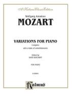 12 Variations on "Je suis Lindor", K. 354 