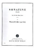 Sonatine für die linke Hand op. 4 