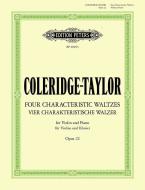 4 Characteristic Waltzes op. 22 