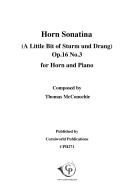 Horn Sonatina No. 5 (A Little Bit of Sturm und Drang) op. 16 No. 3 