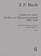 Sonata in B minor for flute and obligato harpsichord BWV 1030 