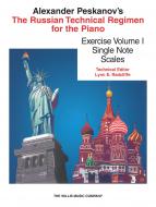 Russian Technical Regimen Volume 1 Scales In Single Notes 