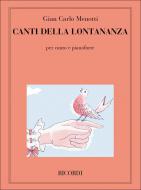 Canti Della Lontanaza Soprano Piano English Italian 