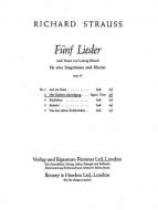 Five Songs to Poems by Ludwig Uhland Op. 47/2 