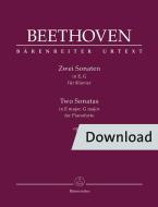 2 Sonatas in E major, G major op. 14 Download