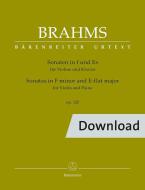 Sonatas in F minor and E flat major op. 120 Download