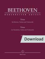 Trios for piano, violin and violoncello op. 70 Download