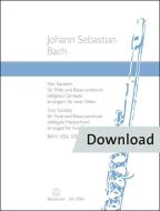 4 Sonatas for Flute and Basso continuo/obbligato harpsichord BWV 1034, 1035, 1030, 1032 Download