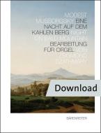 A Night on the Bald Mountain (arranged for organ) Download