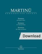 Romance for Violin and Piano H 186bis Download