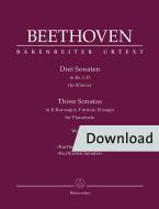3 Sonatas in E flat, F, D WoO 47 - 'Electoral Sonatas' Download