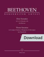 3 Sonatas in G, D ('Tempest'), E flat op. 31 Download