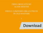 Free Organ Pieces by Old Masters 1 Download