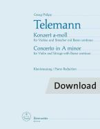 Concerto in A minor for violin, strings and basso continuo Download