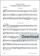 Second suite based on dances from Leopold Mozart's music book for Wolfgang 